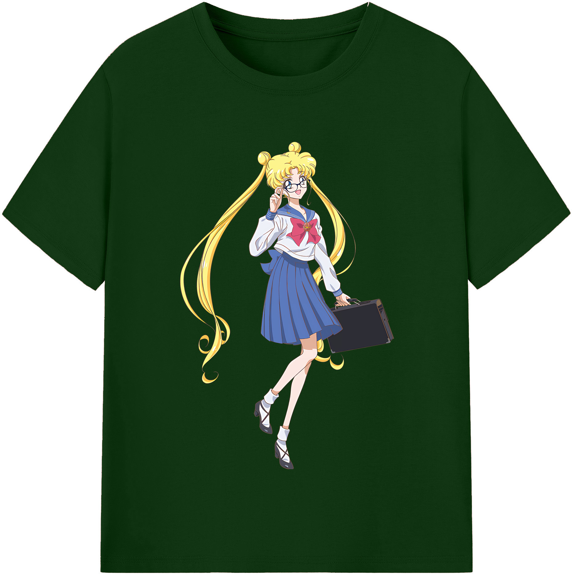 （画像用） 美少女戦士セーラームーン 愛野 美奈子 あいの みなこ Sailor Moon Aino Minako 綿100％半袖Tシャツ（フロントプリント）